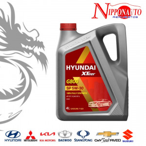 Aceite Hyundai Xteer 5W30 4 Litros G800 Sintetico