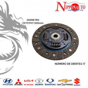 Disco de clutch para Mitsubishi Lancer