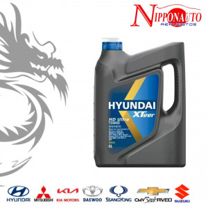 Aceite Hyundai Xteer 15W40 6 Litros HD9000 Ultra CK-4 Sintetico