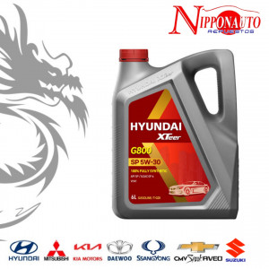 Aceite Hyundai Xteer 5W30 4 Litros G800 Sintetico