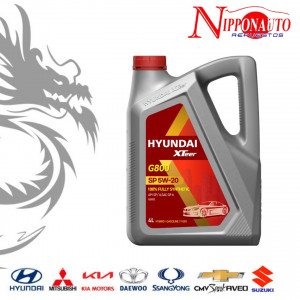 Aceite Hyundai Xteer 5W20 4 Litros G800 Sintetico