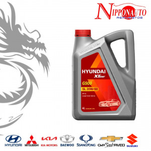 Aceite Hyundai Xteer 20W50 4 Litros G500