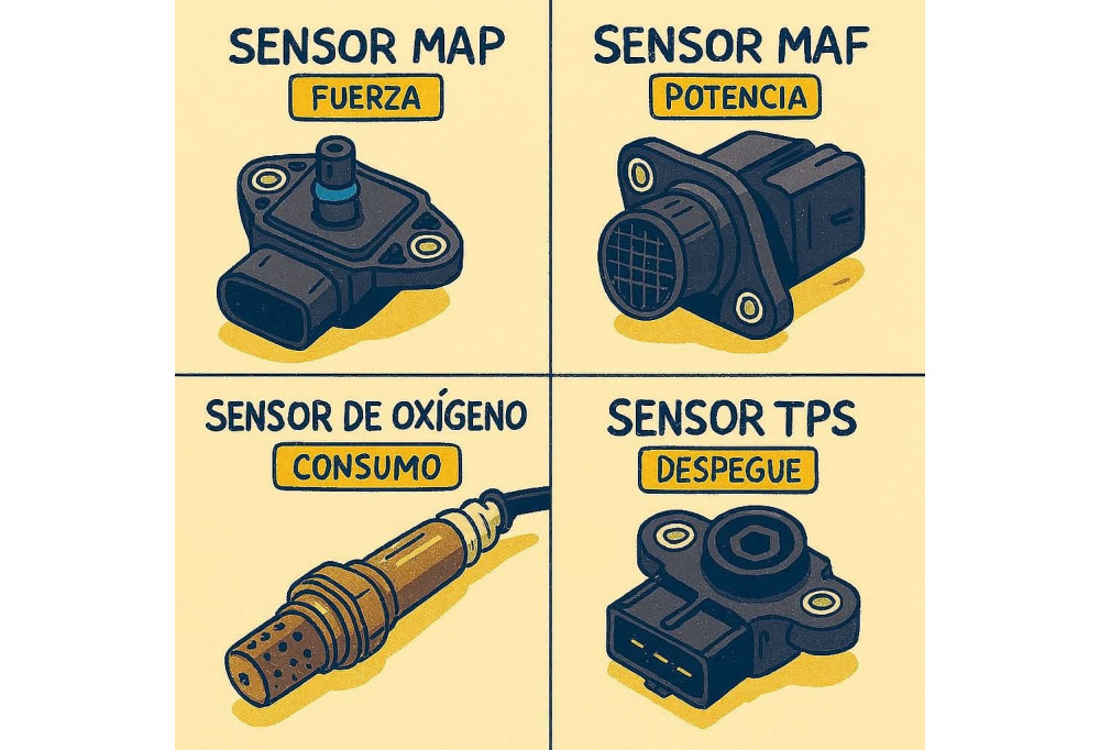 Los 4 Sensores del Motor que Mejoran el Desempeño y Ahorro de Combustible
